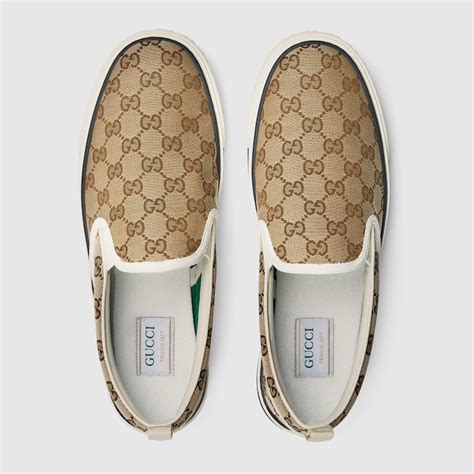 gucci men's tennis 1977|1977 Gucci tennis slip on.